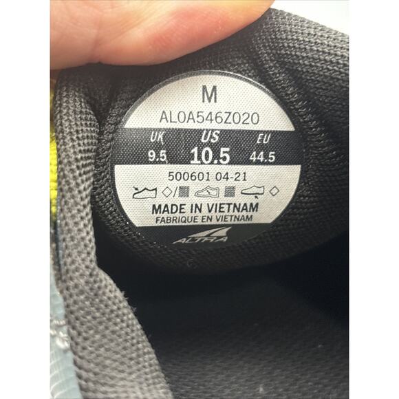 Altra Superior 5 Trail Running Sneaker Shoes Low Top Men’s Size 10.5 Blue Black - Picture 7 of 7